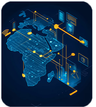 Connected technology across Africa, from the GICT brand guideline